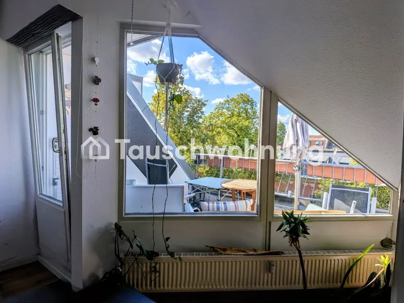 Tauschwohnung: Hochwertige 3Zi-DG Baumschulenweg Dachterrasse gegen 4Zi. — photo 1